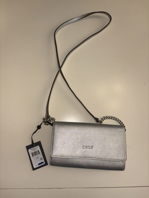 DKNY Mini Purse New Silver Shoulder Bag