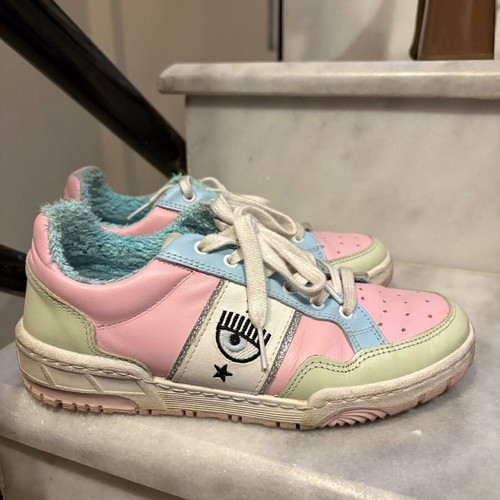 Chiara Ferragni sneakers like new, size 39, pink multicolor