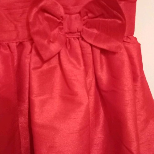Mothercare dress satin red size 7 like new