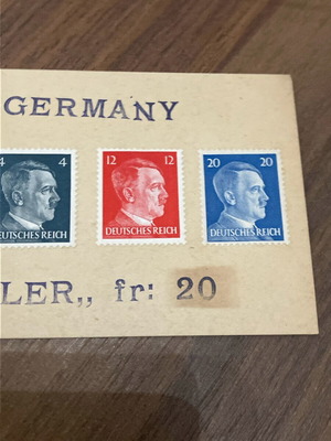 Hitler stamps like new