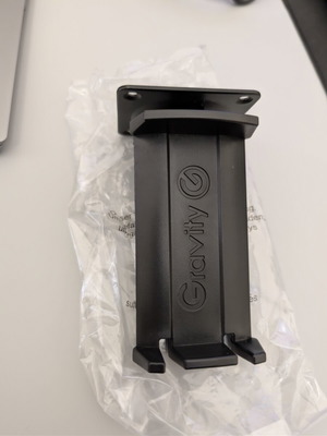 Gravity HP HWMB 01 B wall-mounted headphone holder like new, black