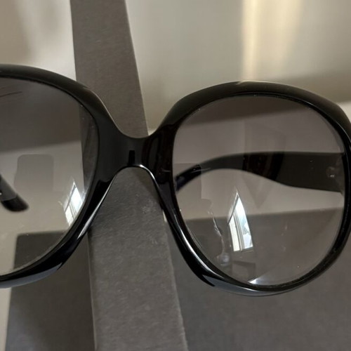 Christian Dior Glossy 1 oversized sunglasses, black