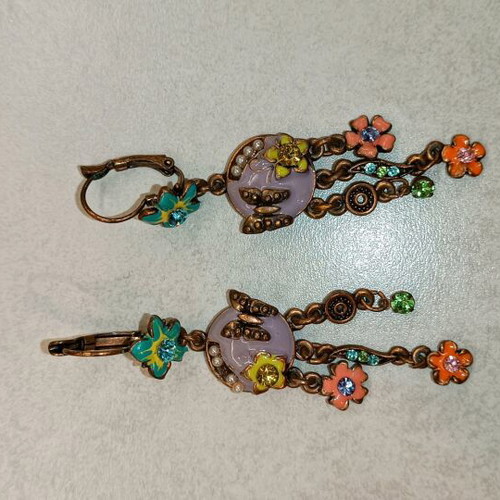 Earrings like new multicolored