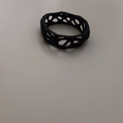 3D print ring new, black
