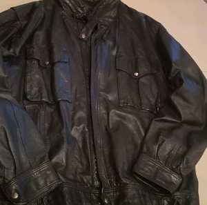 Δερμάτινο μπουφάν unisex 3ΧL (ανδρικό στυλ ή γυναικείο)