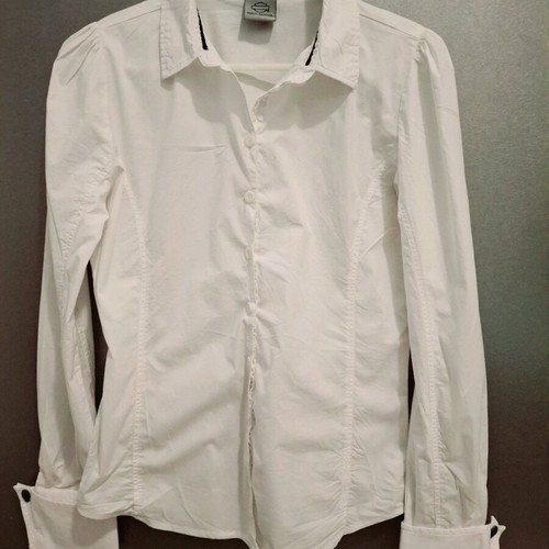 Harley Davidson women's shirt used slim fit, white, size M