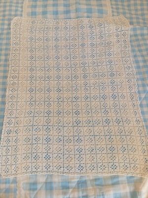 Handmade table runner like new, 0.60×0.45 m