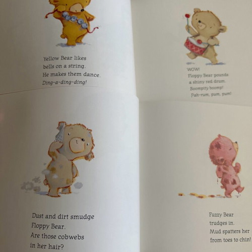Bears books by Shirley Parenteau new, set of 3, English