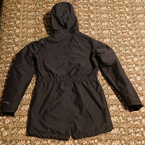 Columbia jacket like new with fleece hood and waterproof protection
