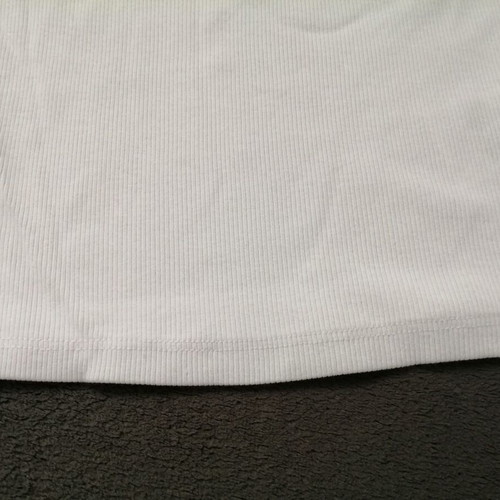 XSide women's white crop top, sizes L and XL