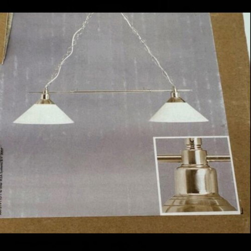 IKEA nickel ceiling light, fully functional