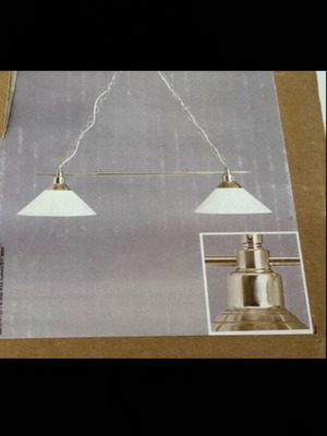 IKEA nickel ceiling light, fully functional