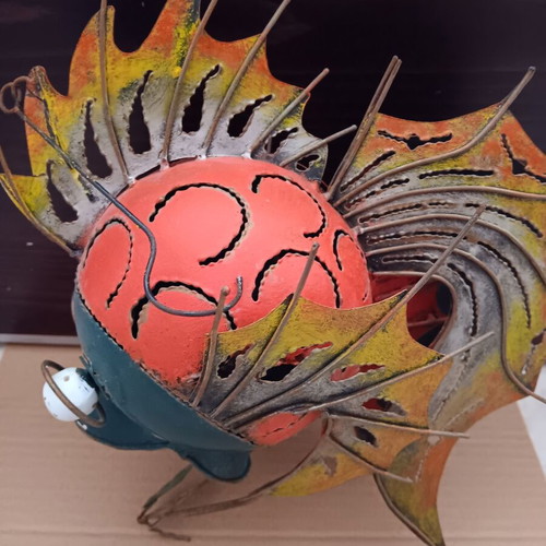 Decorative Hanging Fish for Candle used, handmade