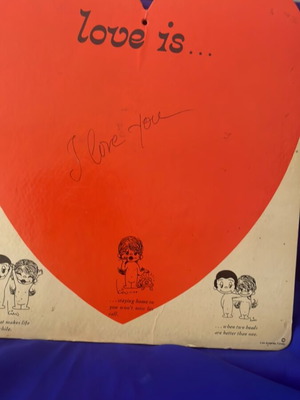 Συλλεκτικός πίνακας Love Is σαν καινούργιος