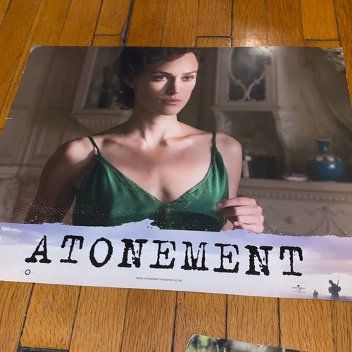 Rare Atonement movie promotional material new, collectible