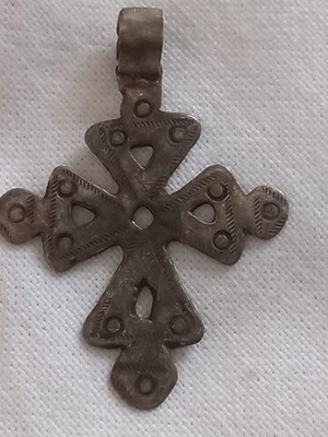 Coptic handmade cross N10 very old without chain