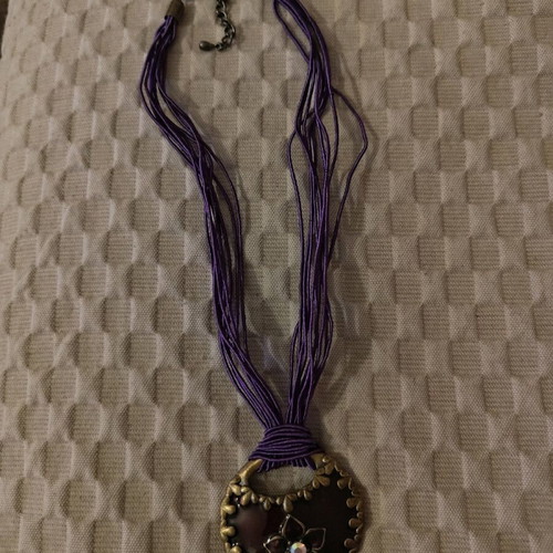 Purple pendant new in box