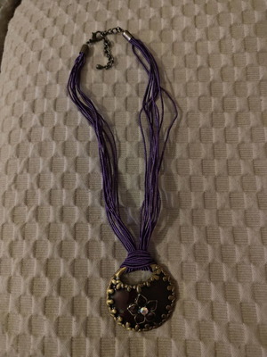 Purple pendant new in box