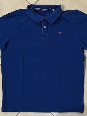 Tom Tailor Polo Shirt Royal Blue Classic Fit Size M like new