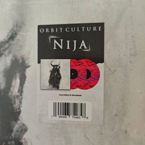 Orbit Culture Nija 2LP limited 500 translucent red/blue splatter sealed