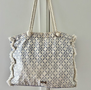 Καλοκαιρινή τσάντα ώμου με boho σχέδιο Achilleas Accessories