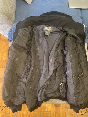 Jack Wolfskin jacket used, black medium