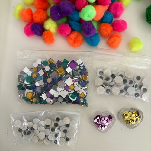 Craft supplies new, unused