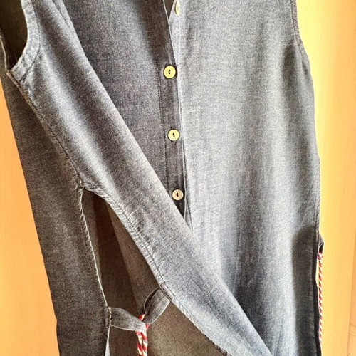 Long denim shirt Moutaki like new, blue, size M/L