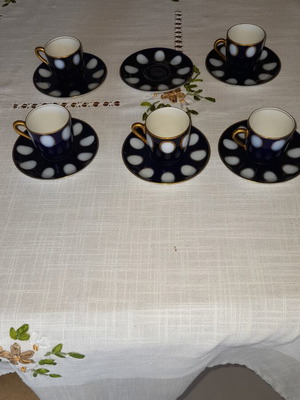 Rosenthal Bavaria coffee cups and saucers set, like new, 5 cups 6 saucers