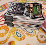 34 Metal Hammer magazines used (scattered issues 299-449)