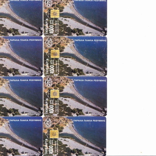 Greek phone cards used, set of 32, 2000-2002