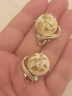 Coro vintage clip-on earrings