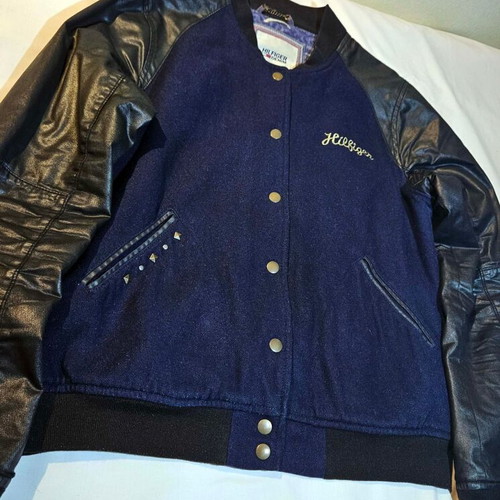 Tommy Hilfiger men's college style jacket used, size L