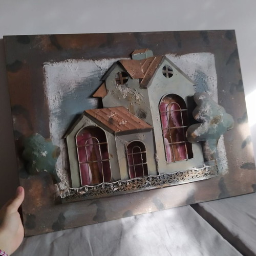 Metal 3D art piece Inart new