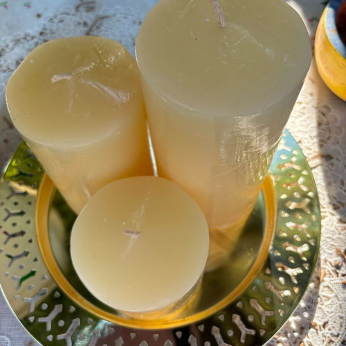 Vanilla scented candle set new