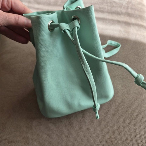 Mini bag Vichy mint like new with wrist strap