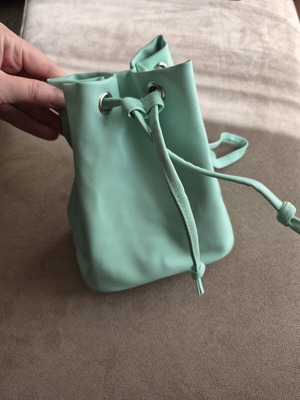 Mini bag Vichy mint like new with wrist strap