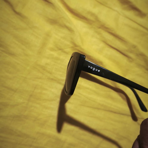 Vogue sunglasses used black lenses in poor condition, frame only