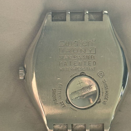 Swatch Big Irony vintage watch used, no strap, battery needed