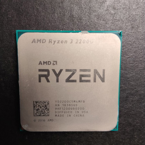 AMD Ryzen 3 2200G processor with cooler