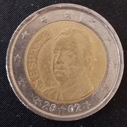 2 Euro Coin Spain Juan Carlos I like new