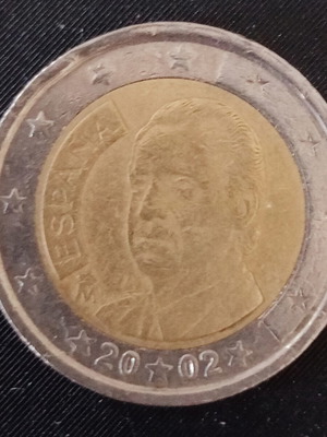 2 Euro Coin Spain Juan Carlos I like new