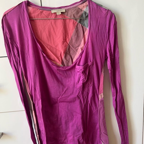 Burberry thin blouse like new, xsmall, pink