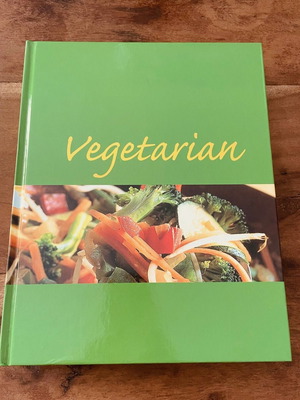 Βιβλίο μαγειρικής Vegetarian με φωτογραφίες σαν καινούργιο, Αγγλικά