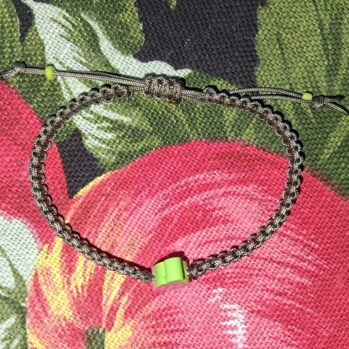 Macrame bracelet set with fruit beads, adjustable size