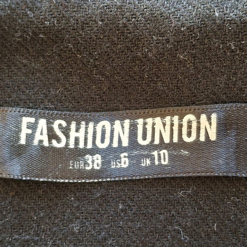 Fashion Union jacket size M like new, black and white