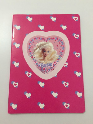 Barbie notebook new with various designs