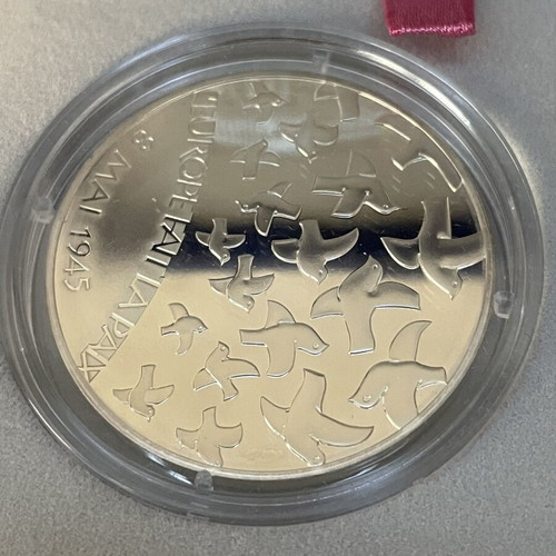 Monnaie de Paris commemorative coin 60th anniversary WWII proof silver