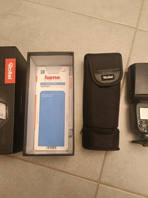 Flash Rollei Unit 56 like new, compatible with Canon and Nikon