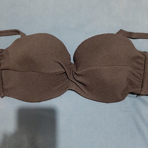 H&M Black Bikini Top 85D New Unworn
